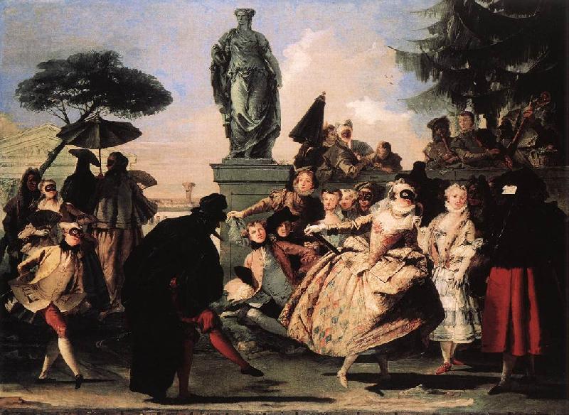 TIEPOLO, Giovanni Domenico Minuet t oil painting picture